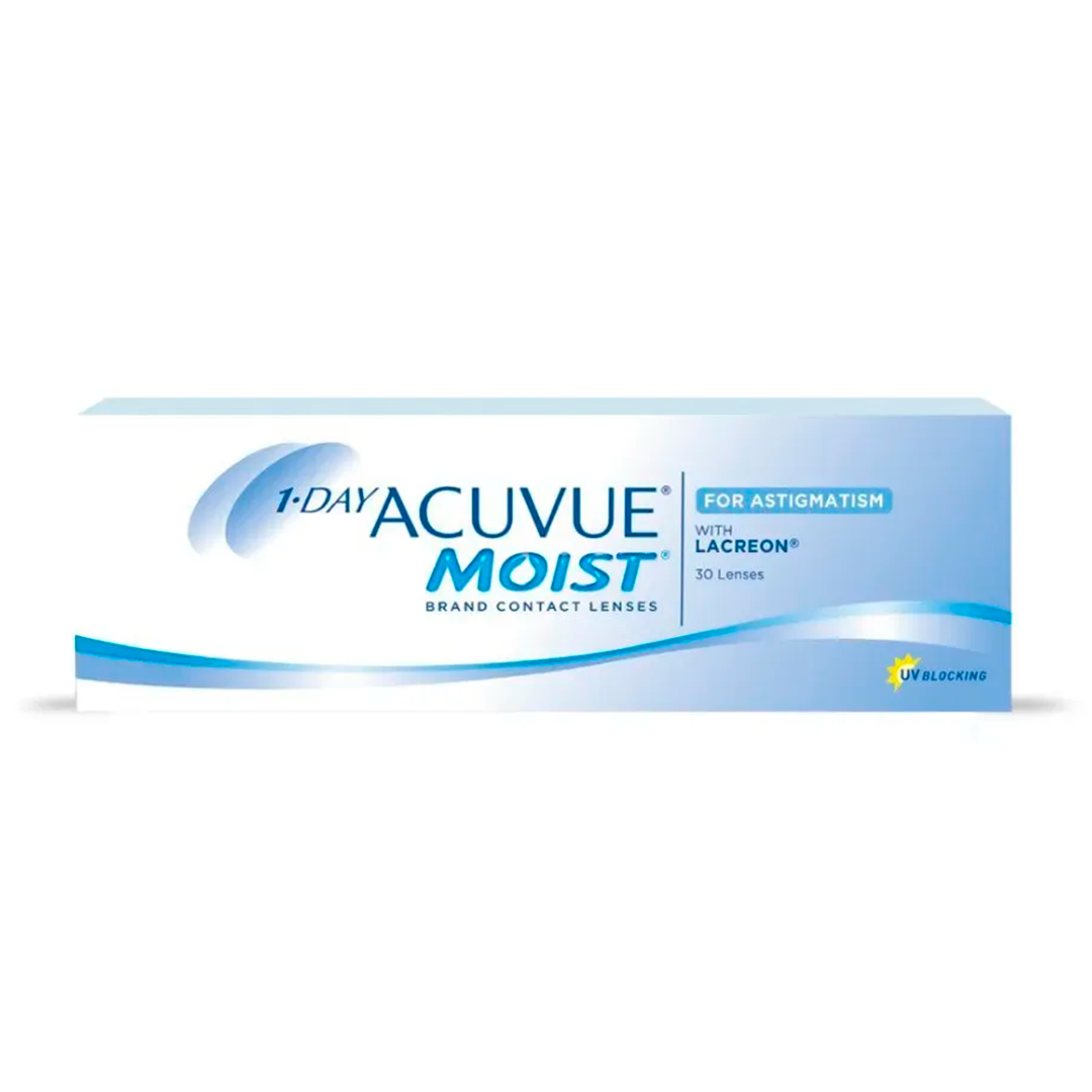 1-Day Acuvue Moist para Astigmatismo con LACREON ⭐⭐⭐⭐